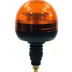 Gyrophare Flash rotatif ZBOX 39 Led 12-24v avec fixation à boulonner sur tige flexible-Lem Select