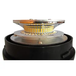Gyrophare Flash rotatif ZBOX 39 Led 12-24v avec fixation à boulonner sur tige flexible-Lem Select