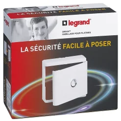 Habillage + porte pour platine de branchement DRIVIA^Legrand Discount