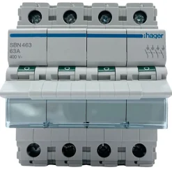 SBN463 Interrupteur modulaire 4P 63A-Hager