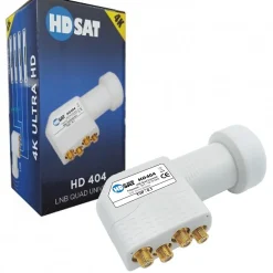 HD404 LNB Quad Full HD 4K Tête Parabole 4 sorties 0,1dB Compatible ASTRA EUTELSAT-Hdsat Sale