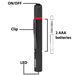 HIGHLANDER : Stylo lumineux LED 1W^Velamp Clearance
