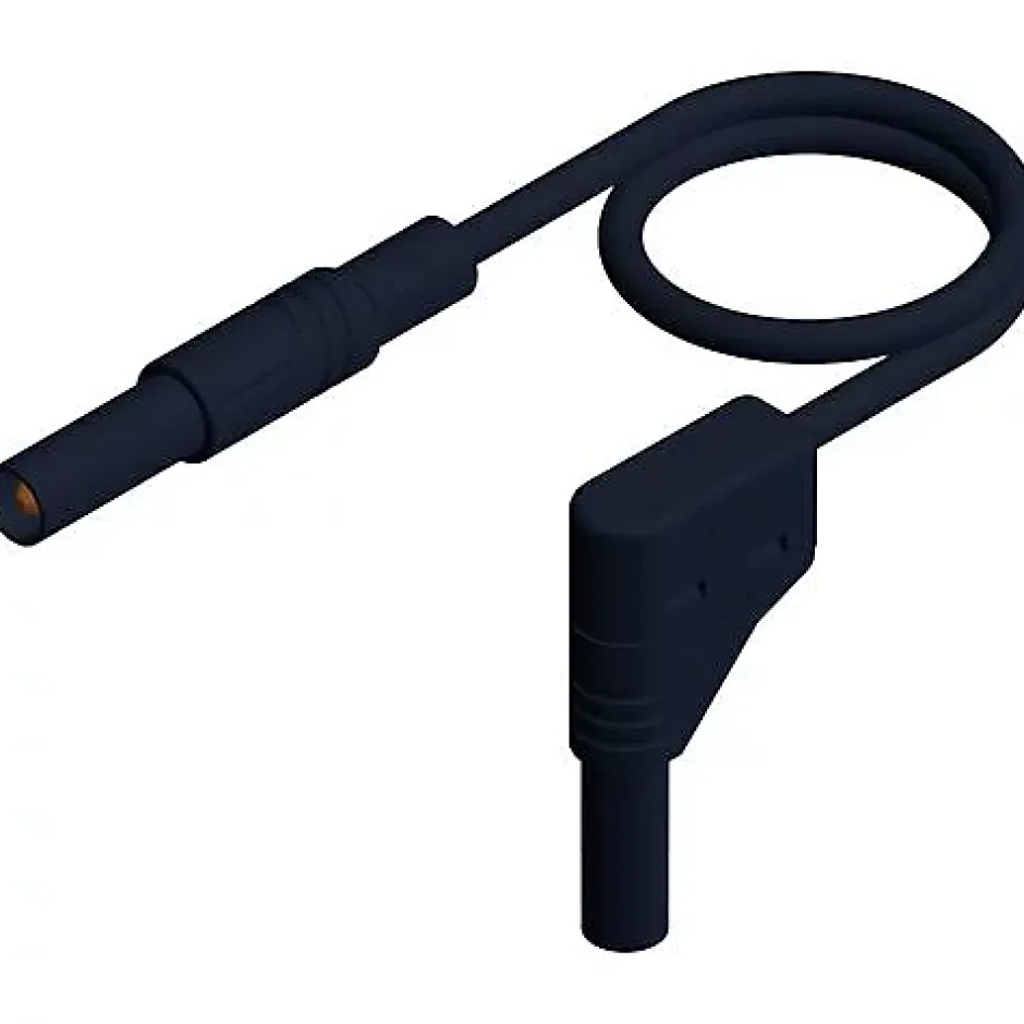 Hirschmann MLS WG 50/2,5 sw Cordon de mesure de sécurité 0,50 m banane 4 mm 32 A CAT III 1000 V^Hirschmann Test & Measurement Discount