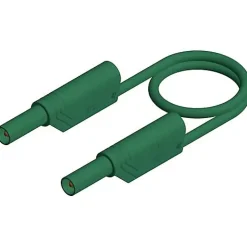 Hirschmann MLS WS 100/2,5 gn Cordon de mesure de sécurité 1 m Banane 4 mm-Hirschmann Test & Measurement New