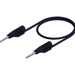 Hirschmann MVL 2/25 sw cordon de mesure 2 mm 0,25 m, 6 A, noir-Hirschmann Test & Measurement Best