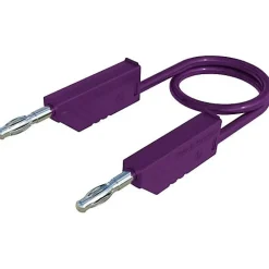MLN 100/2,5 VI - Cordon de mesure banane violet 1 m, 32 A, 30 V AC / 60 V DC, garantie 2 ans.-Hirschmann Test & Measurement Outlet
