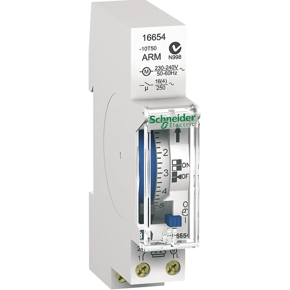 Horloge journalière analogique Resi9-Schneider Electric Best