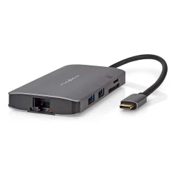 Hub type C 3.2 type C HDMI/RJ45/USB-Nedis Outlet