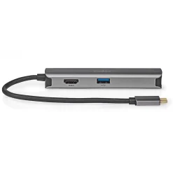 Hub USB C Gen1 3 Ports USB HDMI 4K-Nedis Online