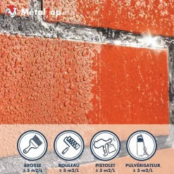 Hydrofuge Facade - - Incolore - Pot 5L-Metaltop Sale