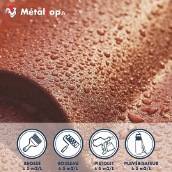 Hydrofuge Toiture - - Incolore - Pot 5L^Metaltop New