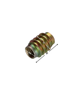 Insert Non fendue Bichromaté M8 15X30 - 30 pièces-Vis Express
