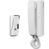Interphone et sa platine de rue sur 2 fils, double commande portail/portillon - - 112110-Avidsen New