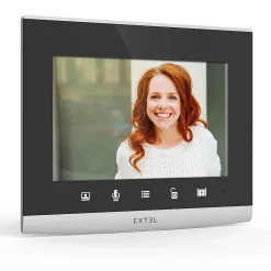Interphone vidéo connecté filaire avec digicode intégré Code Connect^Extel Clearance