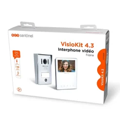 Interphone vidéo filaire VisioKit 4.3-SCS Sentinel