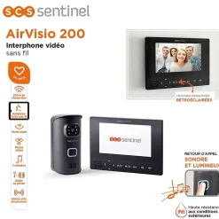 Interphone vidéo sans fil AirVisio 200^SCS Sentinel Sale