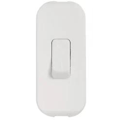 Interrupteur à bascule 2 A 250 V coupure bipolaire à touche de couleur blanc - - 040192-Legrand Best