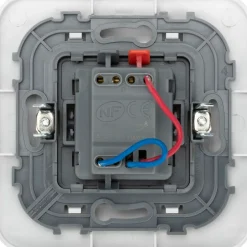 Interrupteur à voyant Kennet blanc complet^Jacobsen