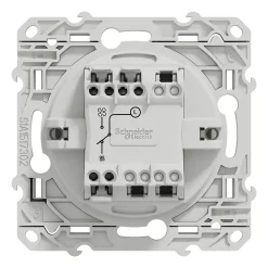 Interrupteur commande VMC 2 boutons à vis Odace blanc^Schneider Electric Discount