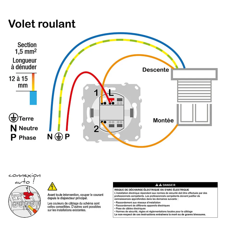 Interrupteur commande volet-roulant 2 boutons Ovalis anthracite-Schneider Electric Best
