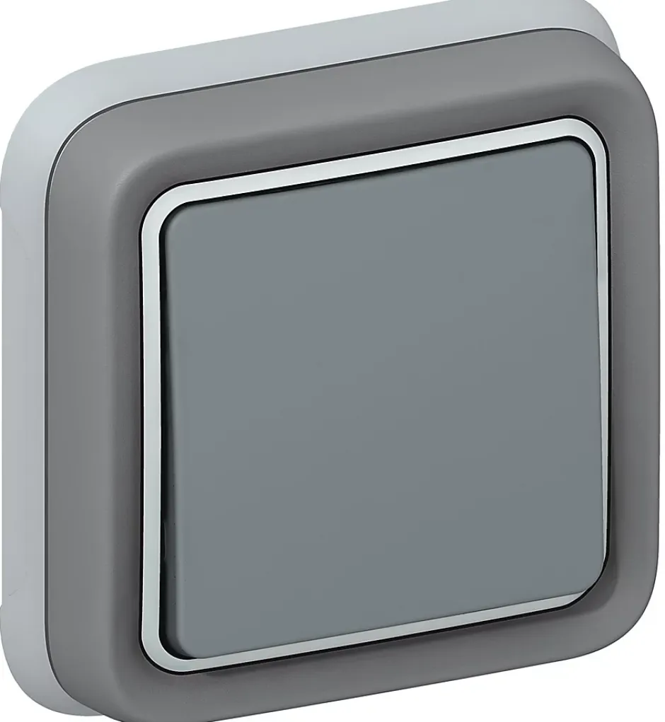 Interrupteur complet Plexo en saillie gris-Legrand Online