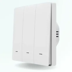 Interrupteur connecté zigbee - 3 boutons - sans fil neutre-Zengo
