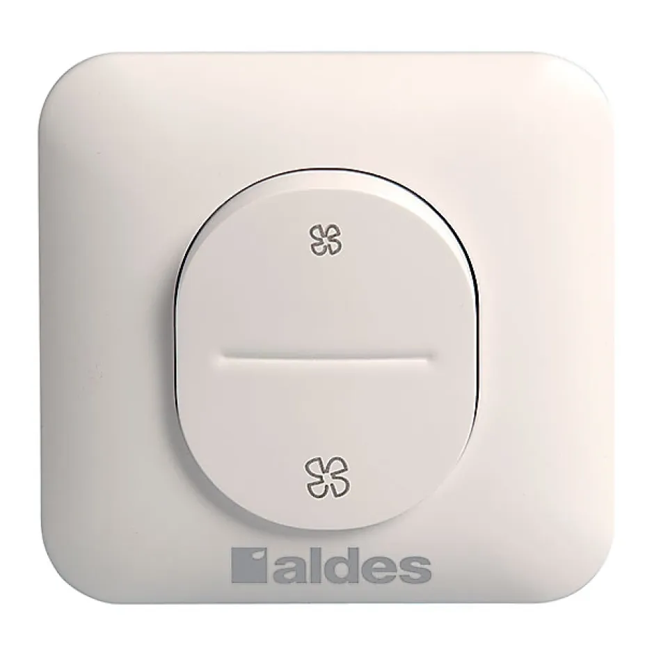 Interrupteur de commande chauffage/climatisation blanc^Aldes Best