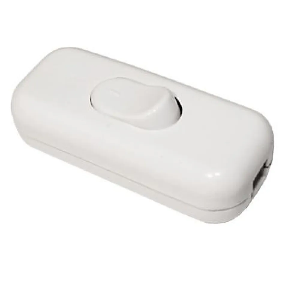 Interrupteur à fil souple blanc^Diall Clearance