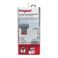 Interrupteur différentiel 30mA 25A type AC-Legrand