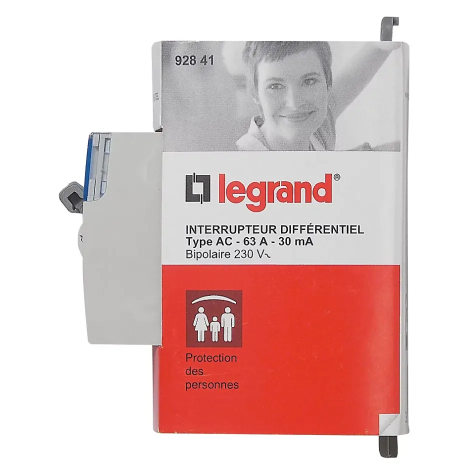 Interrupteur différentiel 30mA 63A type AC^Legrand Best