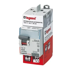 Interrupteur différentiel 40A 30mA type A sortie haut^Legrand Discount