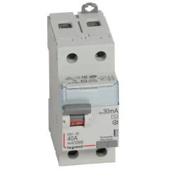 Interrupteur différentiel - 40A - 30mA - Type AC - 230V - Vis/vis - Haut/bas-Legrand Outlet