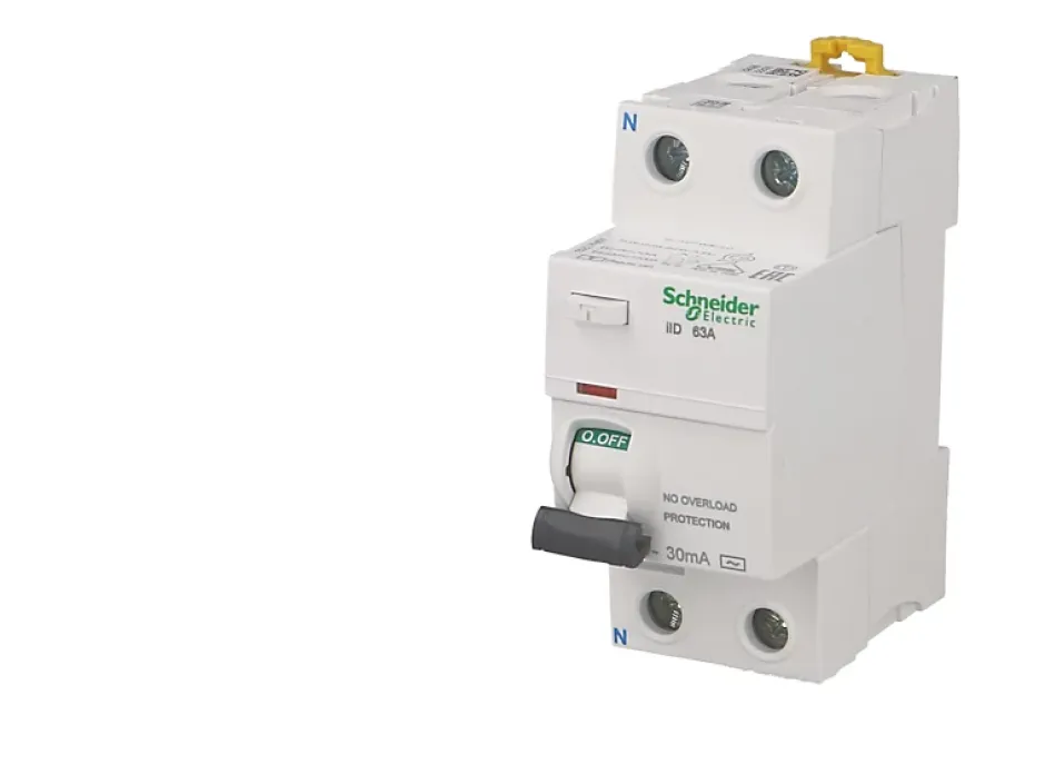 Interrupteur différentiel modulaire bipolaire Schneider Acti9 iID 40A / 30mA type A-Schneider Electric