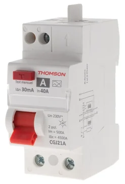 Interrupteur différentiel 40A/30mA type A-Thomson New