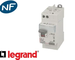 Interrupteur différentiel 2P 40A 30mA Type A DX^Legrand New