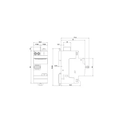Interrupteur différentiel 2P 40A 30mA Type A DX^Legrand New