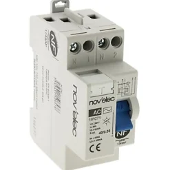Interrupteur différentiel 30mA - 40/2 TYPE AC Nov'Elec^Novelec New