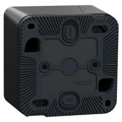 Interrupteur double va-et-vient étanche complet saillie Mureva Styl anthracite-Schneider Electric