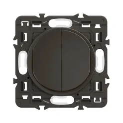 Interrupteur double va-et-vient Céliane noir-Legrand Outlet