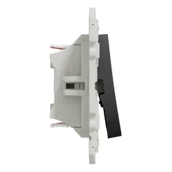 Interrupteur double va-et-vient connexion rapide à vis Odace anthracite^Schneider Electric Hot