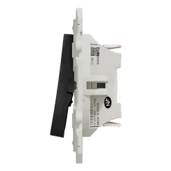 Interrupteur double va-et-vient connexion rapide à vis Odace anthracite^Schneider Electric Hot