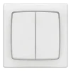 Interrupteur double va-et-vient blanc complet^Legrand Hot