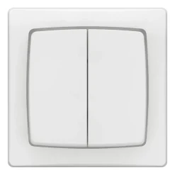 Interrupteur double va-et-vient blanc complet^Legrand Hot