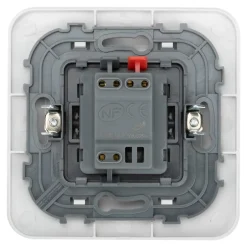 Interrupteur Kennet blanc complet, lot de 5^Jacobsen Hot