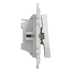 Interrupteur poussoir 10A à vis  Odace blanc-Schneider Electric Hot