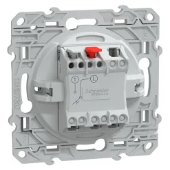 Interrupteur poussoir 10A Ovalis anthracite-Schneider Electric Online