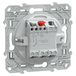 Interrupteur poussoir 10A Ovalis blanc-Schneider Electric Hot