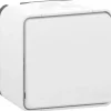 Interrupteur poussoir étanche complet saillie Mureva Styl blanc-Schneider Electric Clearance