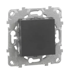 Interrupteur va-et-vient connexion rapide 10A Unica Déco anthracite^Schneider Electric Discount