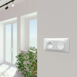 Interrupteur va-et-vient Ovalis blanc^Schneider Electric Online